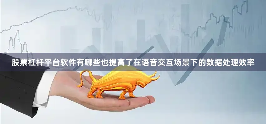 股票杠杆平台软件有哪些也提高了在语音交互场景下的数据处理效率
